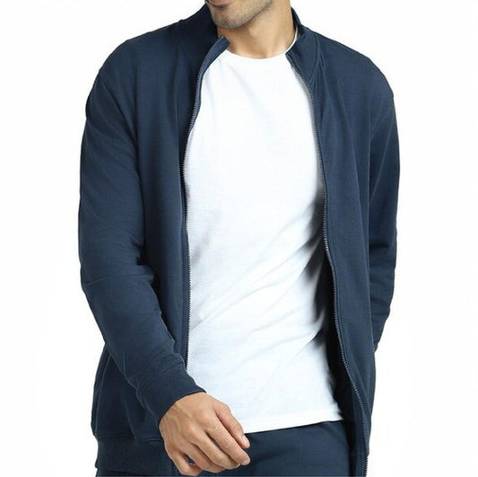 Men's Beringen Fleece Blue Hoodie