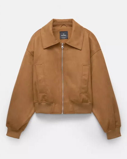 Pull-And-Bear-Suede-Jacket