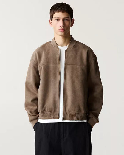 Pull-Bear-Suede-Jacket