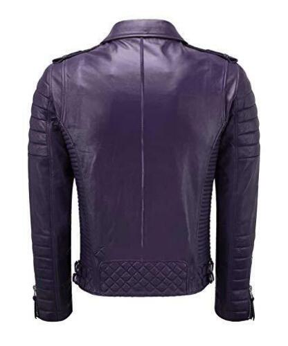Purple Leather Jacket