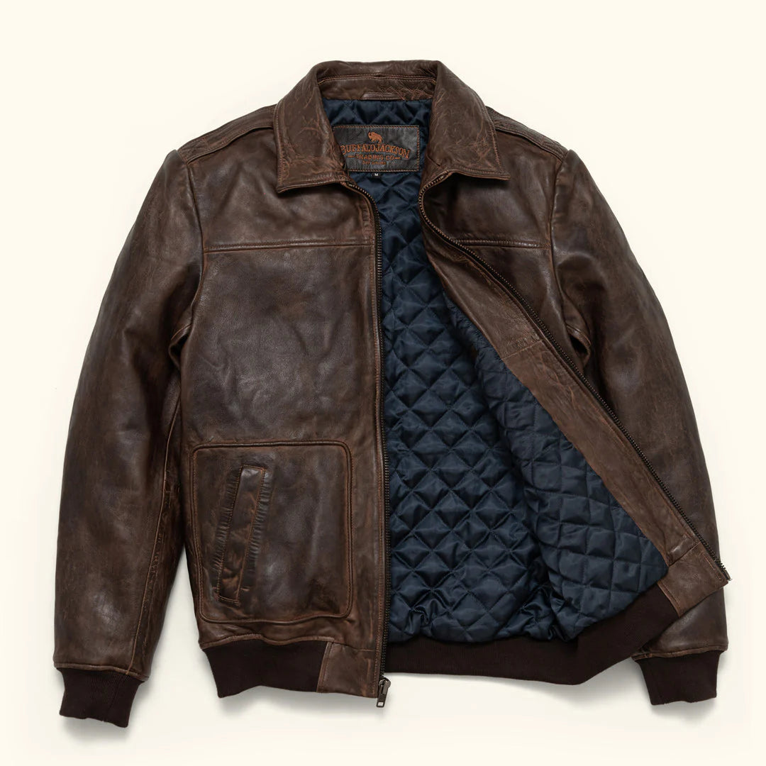 Ranger-leather-bomber-jacket-distressed-brown-for-sale