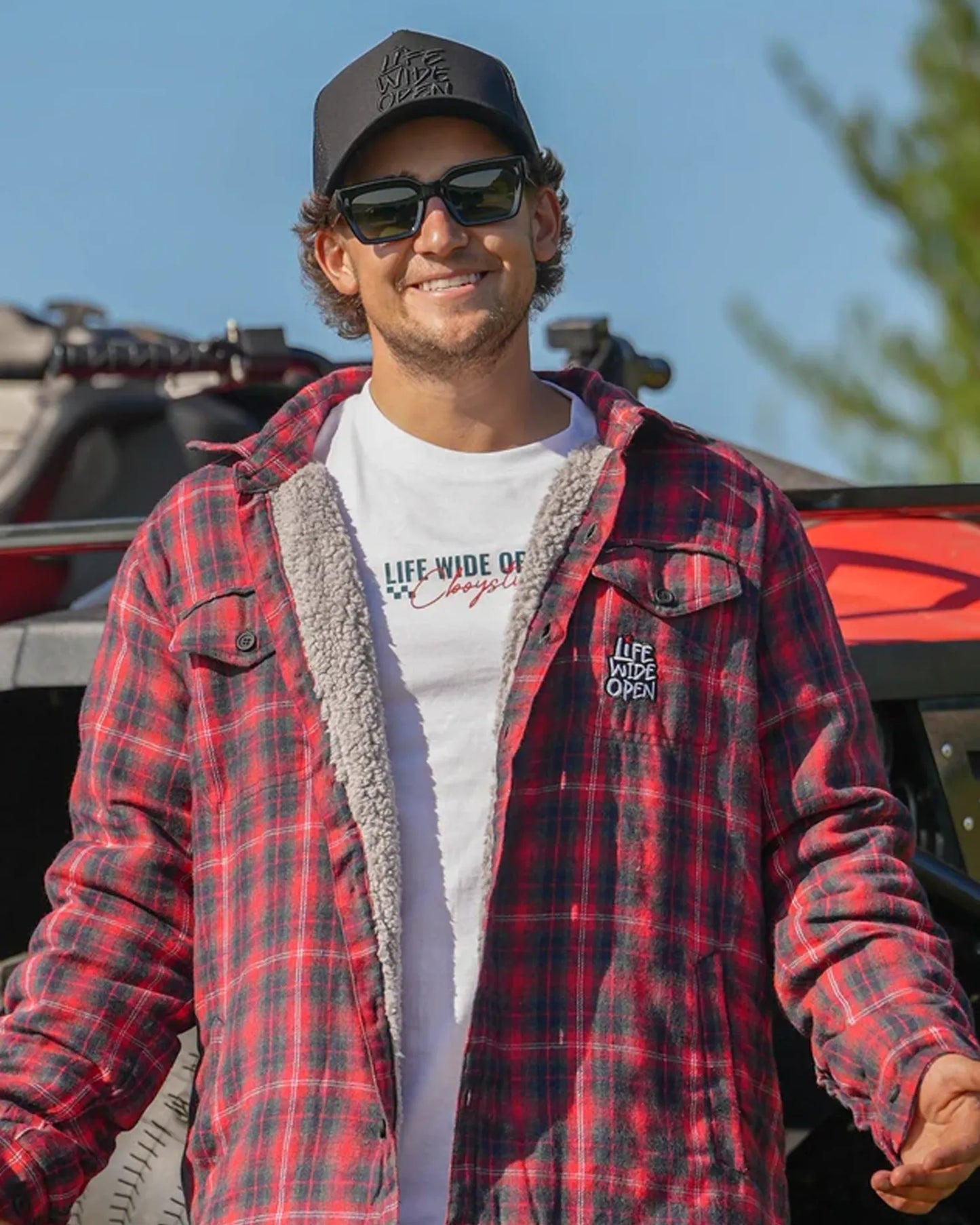 Red-And-Black-Flannel-Jacket