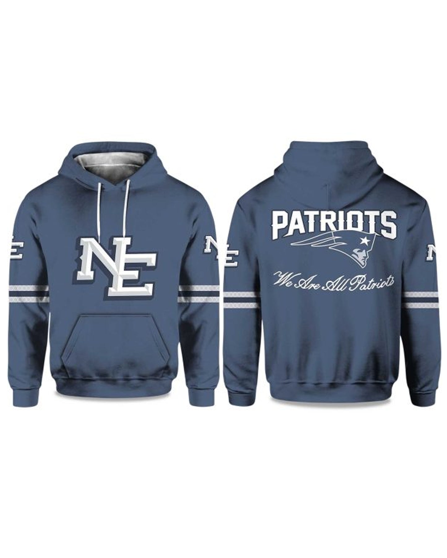 Rivalries We Are All Patriots 2025 Hoodie
