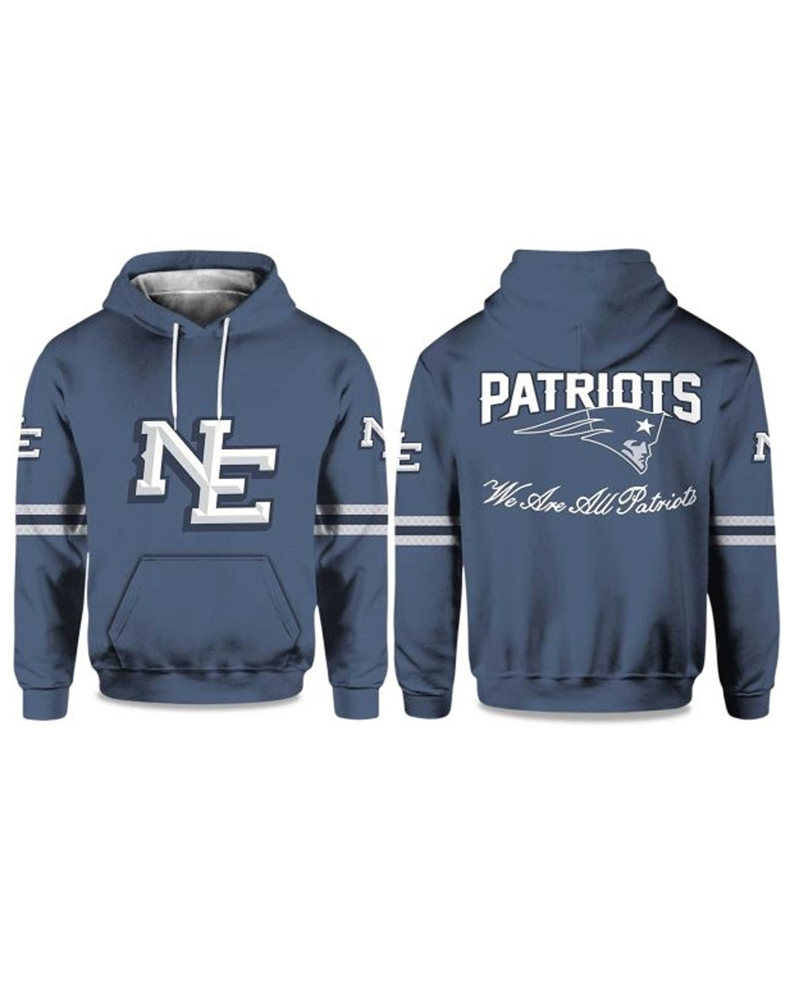 Rivalries We Are All Patriots 2025 Hoodie
