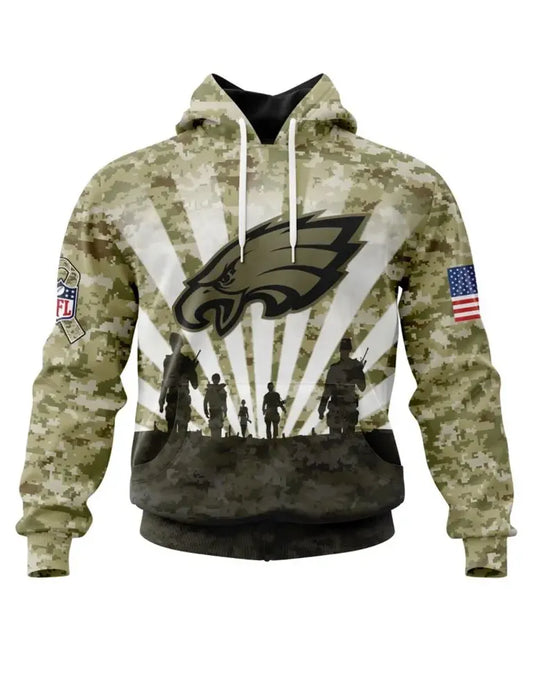 Salute To Service Eagles Hoodie