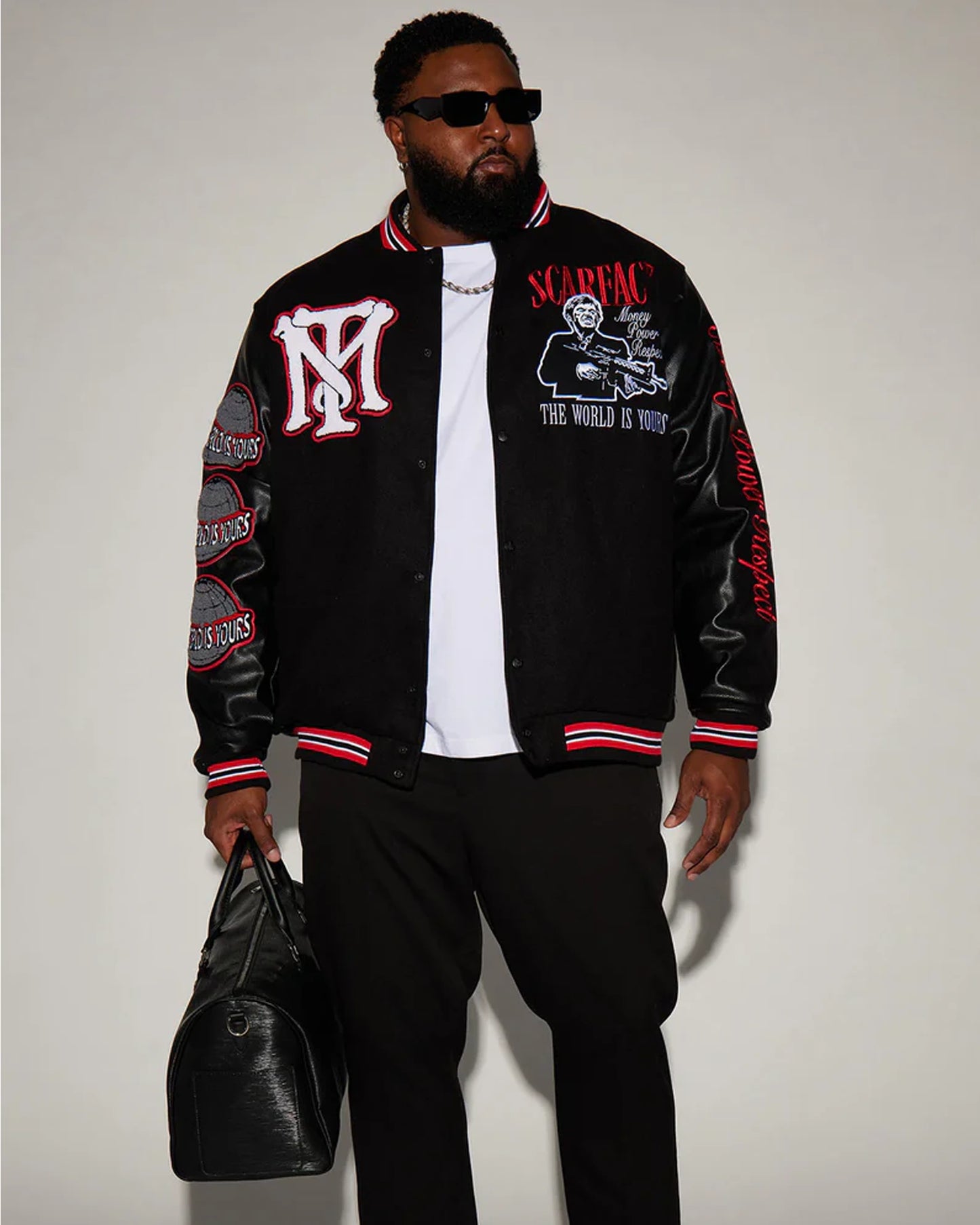 Scarface-Black-Varsity-Jacket