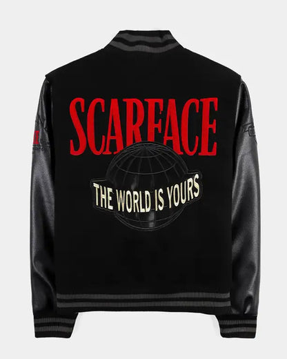 Scarface-Patched-Varsity-Black-Jacket-BackView