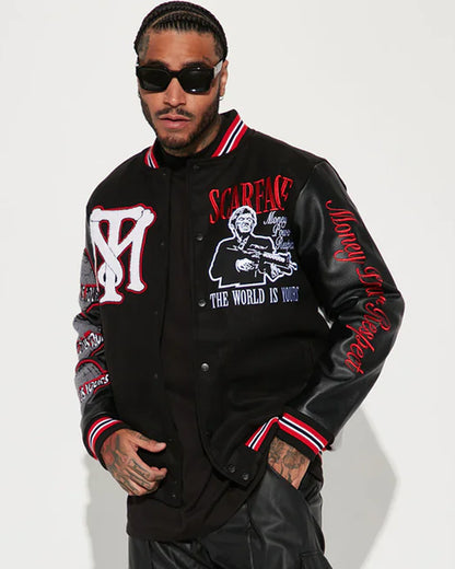 Scarface-Varsity-Black-Jacket