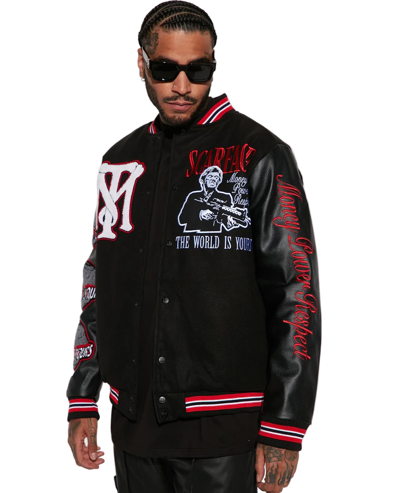 Scarface-Varsity-Jacket-Black