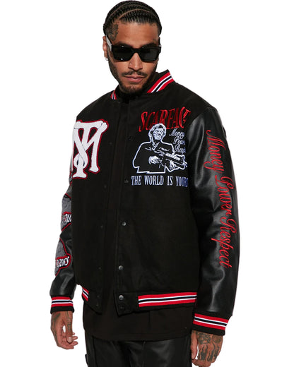 Scarface-Varsity-Jacket-Black