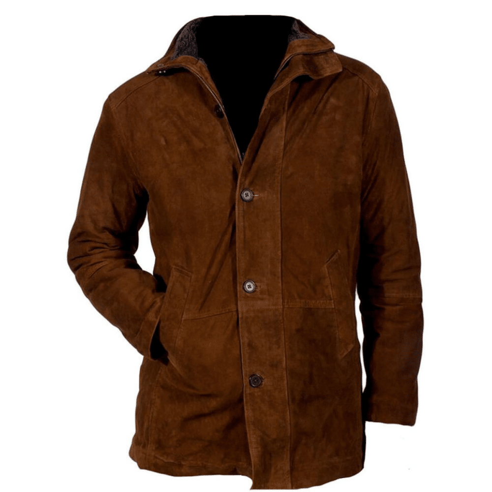 Robert Taylor Sheriff Suede Jacket, Brown