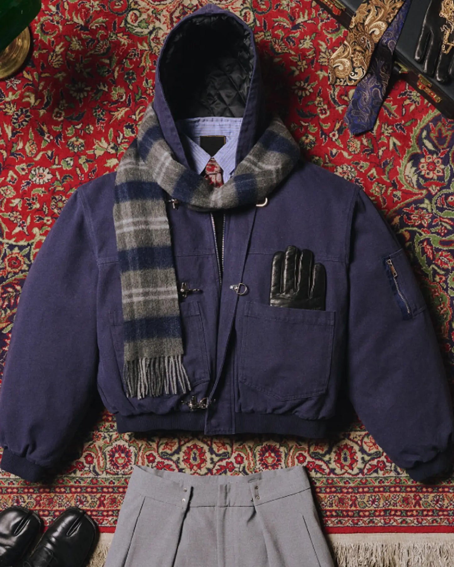 Shinzo-Shige-15oz-Canvas-Clasp-Bomber-Blue-Jacket