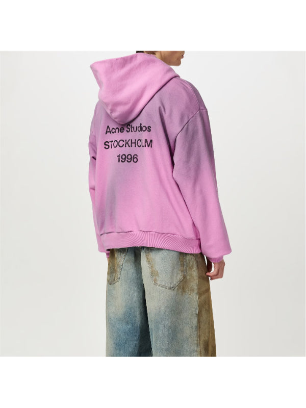 Shop Acne Studios Hoodie Pullover Pink