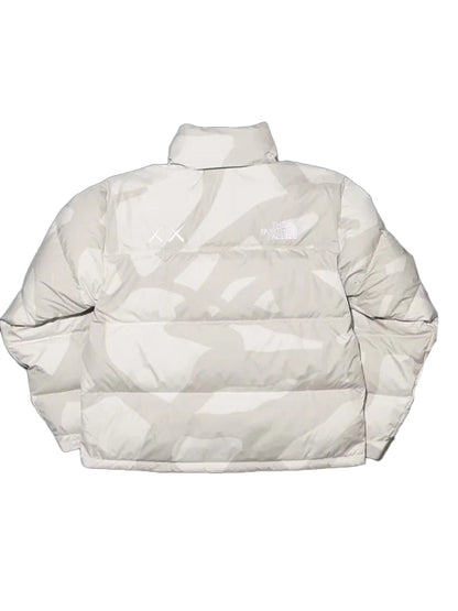 Shop Kaws North Face Jacket White