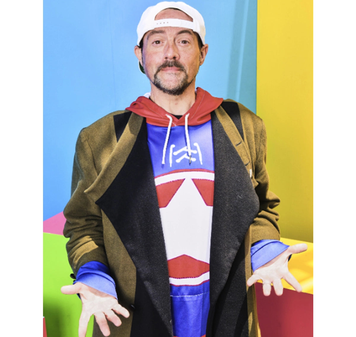 Silent-Bob-Clerks-III-2022-Olive-Woolen-Trench-Coat