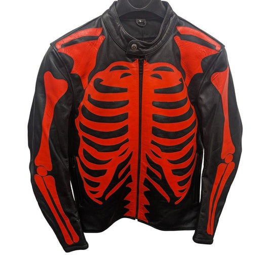 Skeleton-Bones-Red-And-Black-Jacket