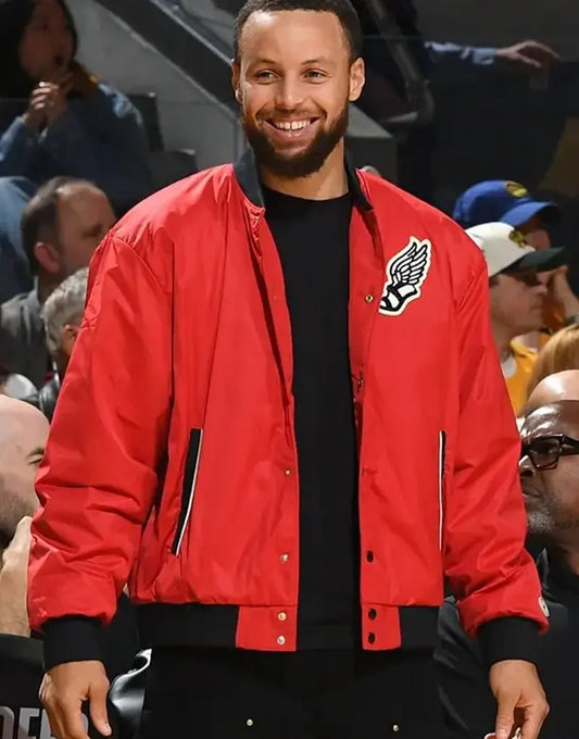 Steph Curry Red Jacket