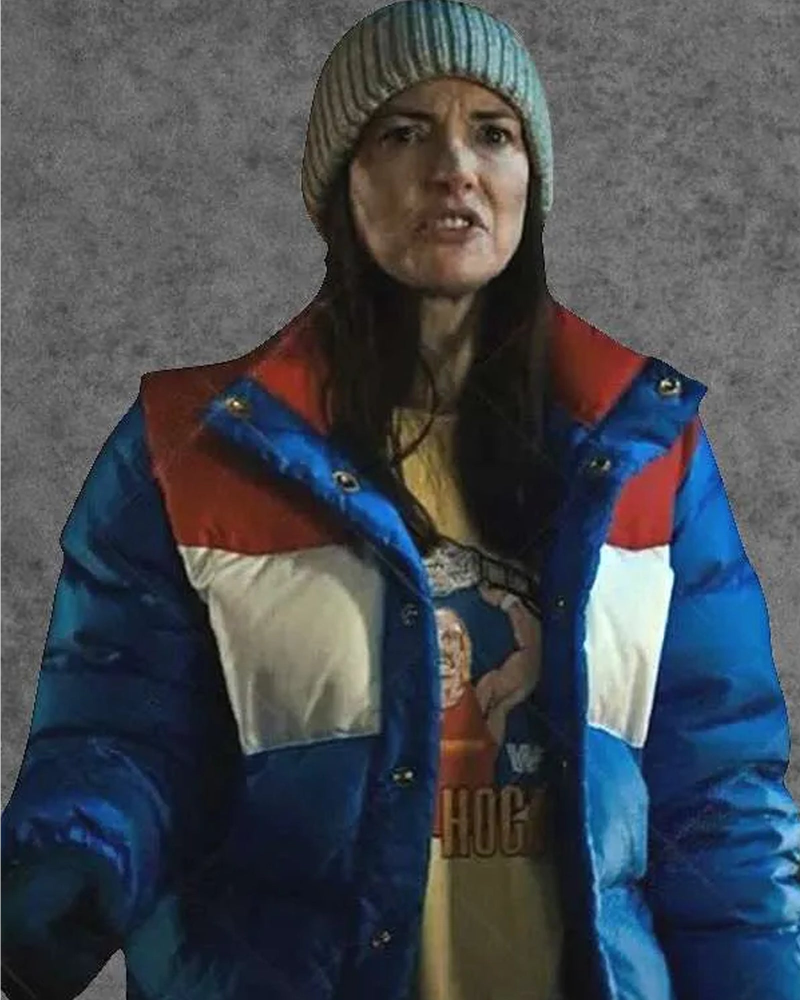 Stranger Things Season 4 Joyce Byers Blue Red And White Jacket