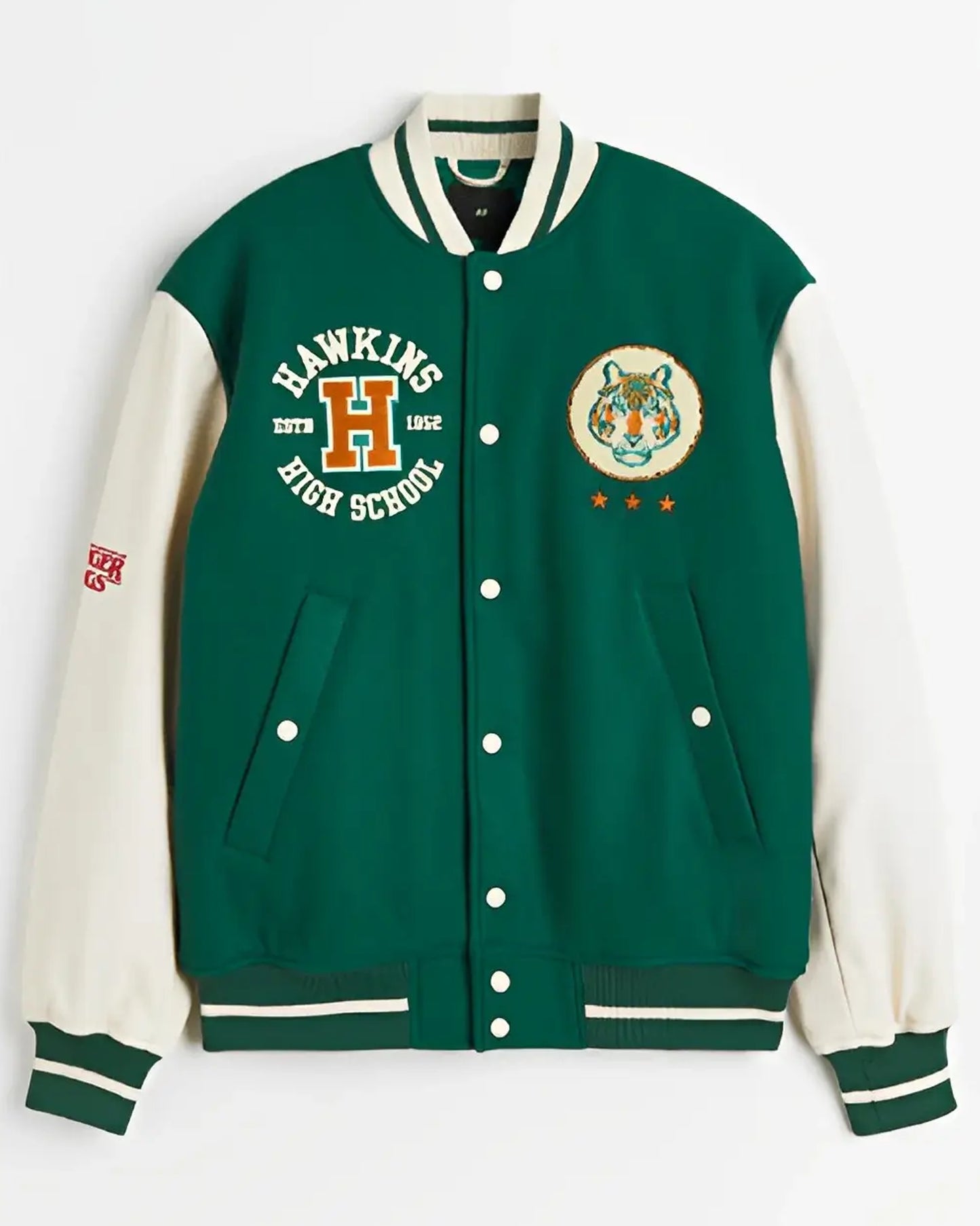 Stranger Things Wool Blend Baseball Jacket