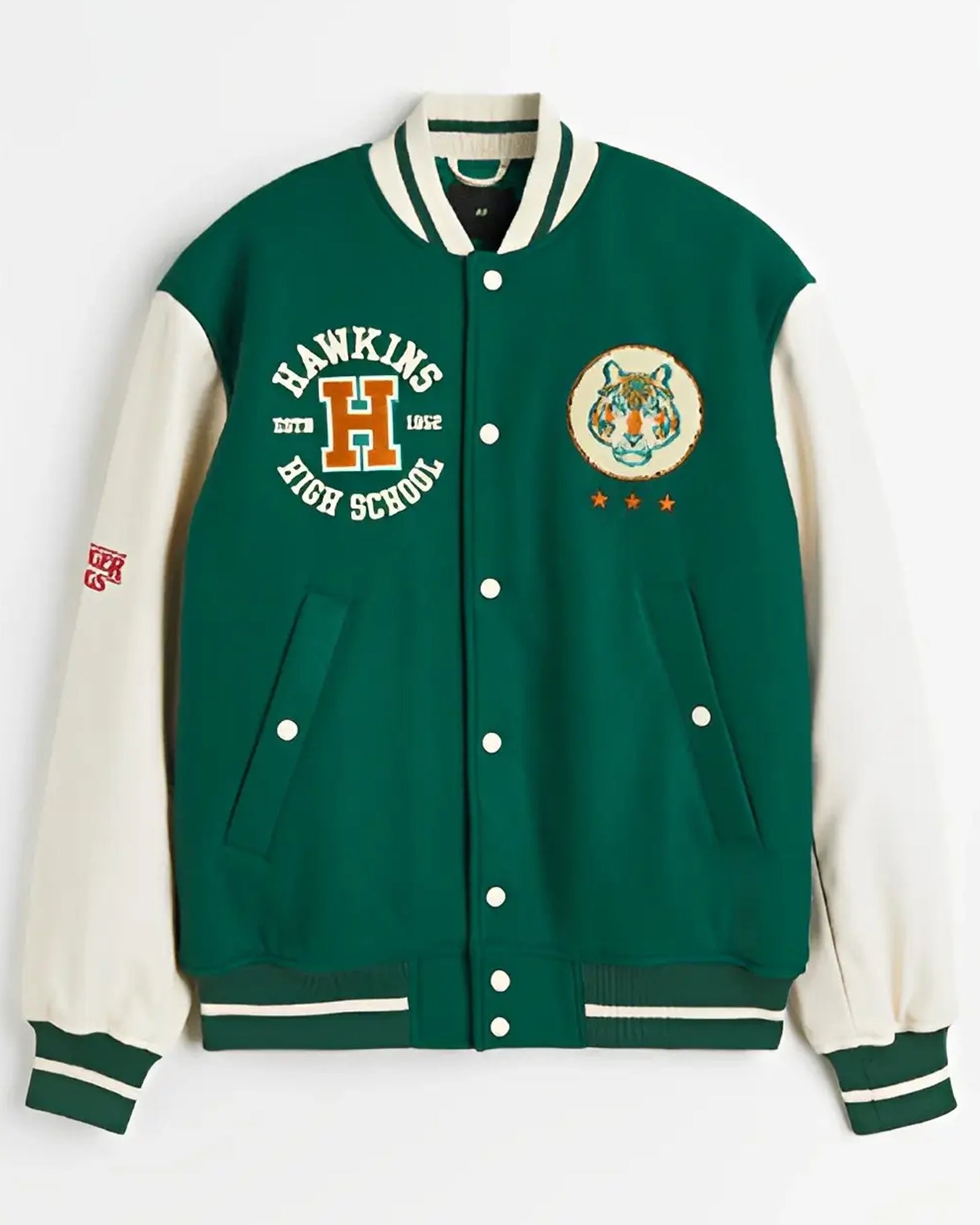 Stranger Things Wool Blend Baseball Jacket