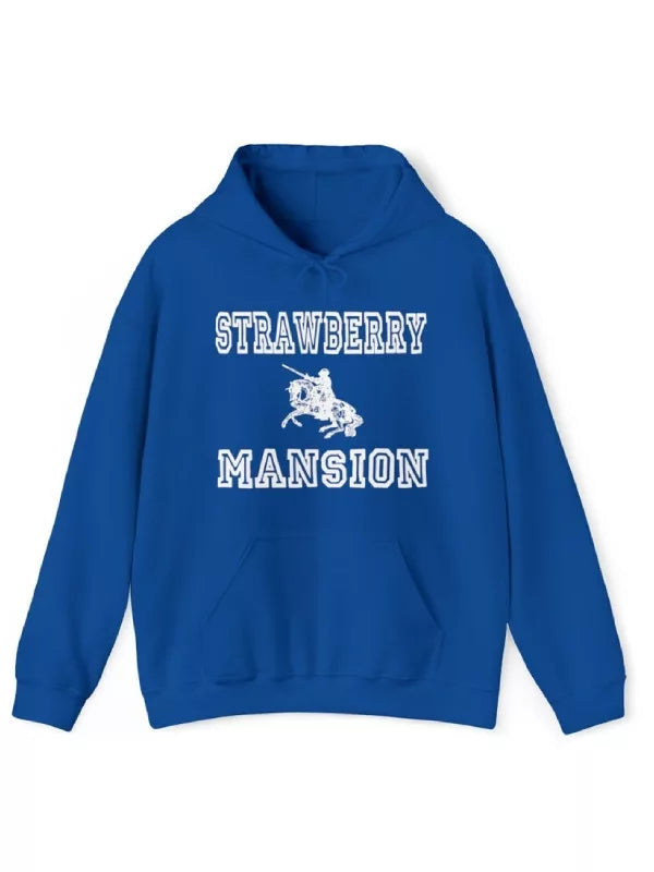 Strawberry Mension Fleece Hoodie, Multi