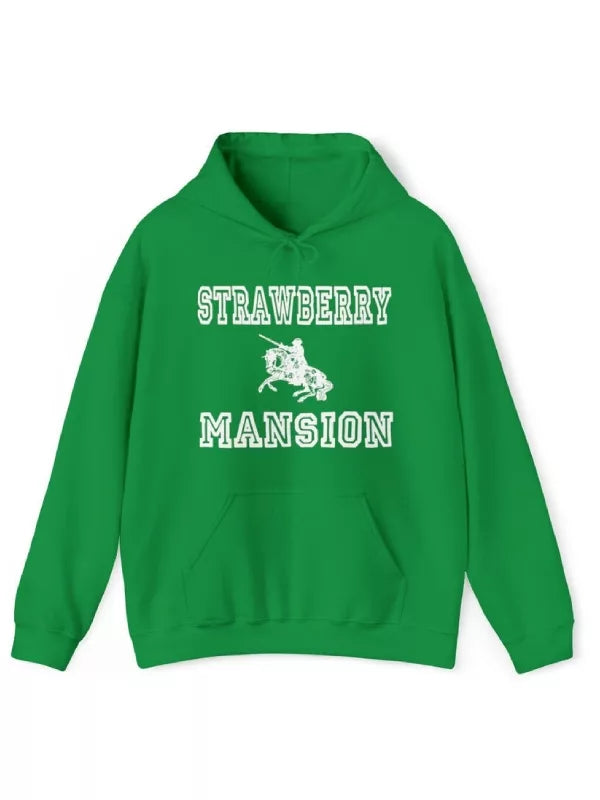 Strawberry Mension Fleece Hoodie, Multi