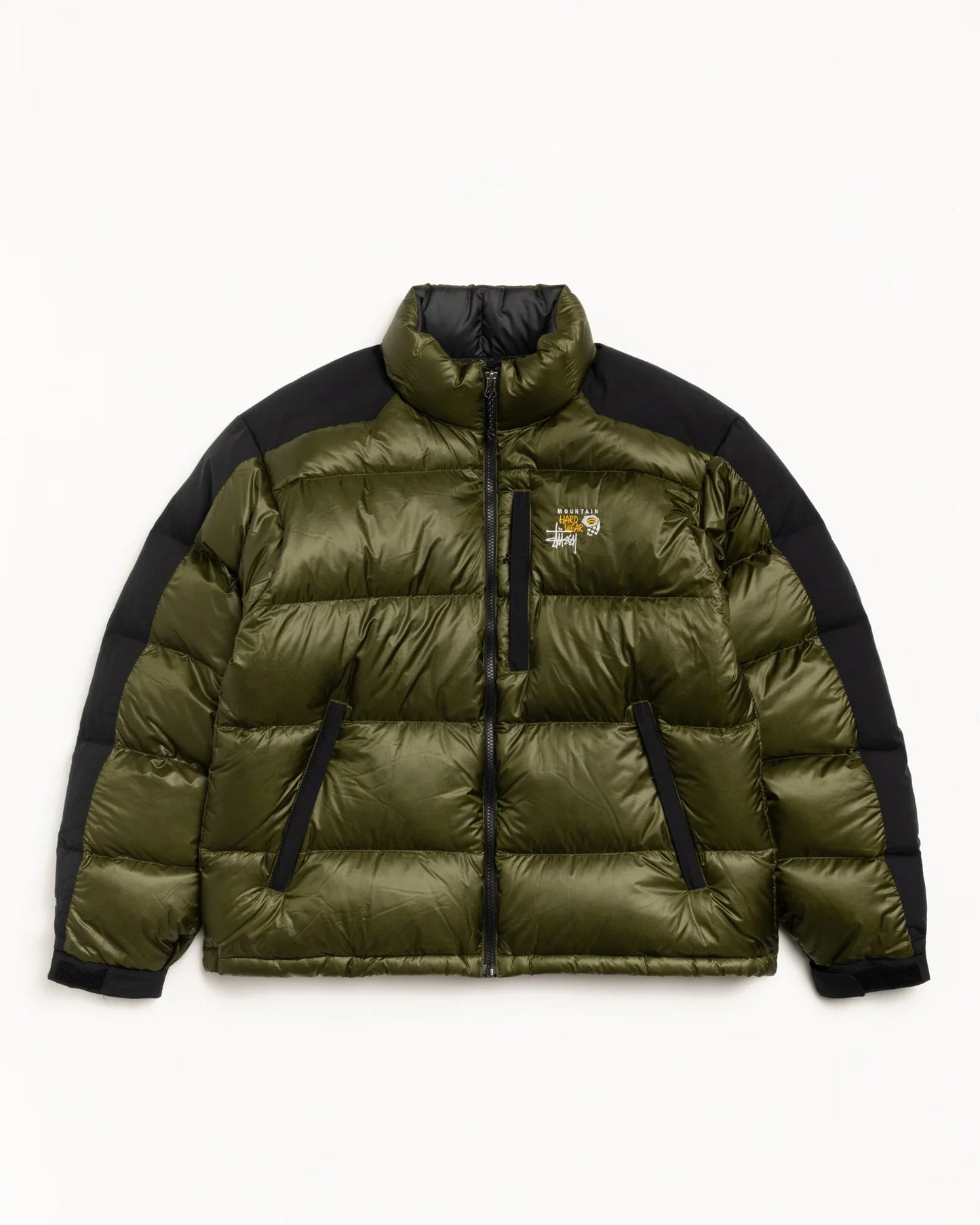 Stussy-Mountain-Hardwear-Puffer-Green-Jacket