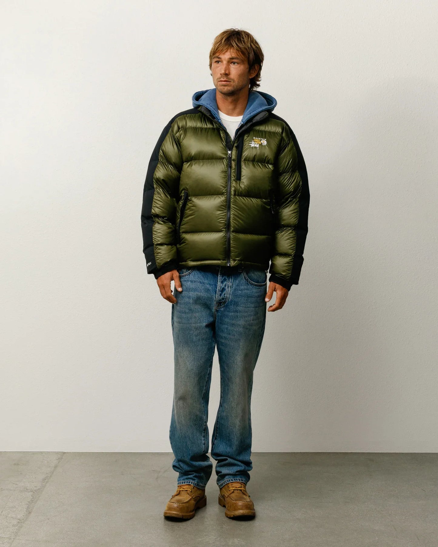 Stussy-Mountain-Hardwear-Puffer-Jacket-Green