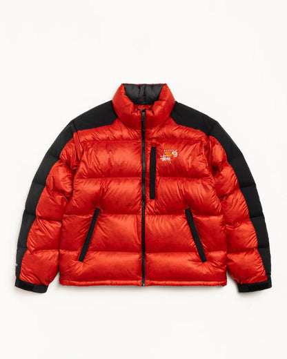 Stussy-Mountain-Hardwear-Puffer-Red-Jacket