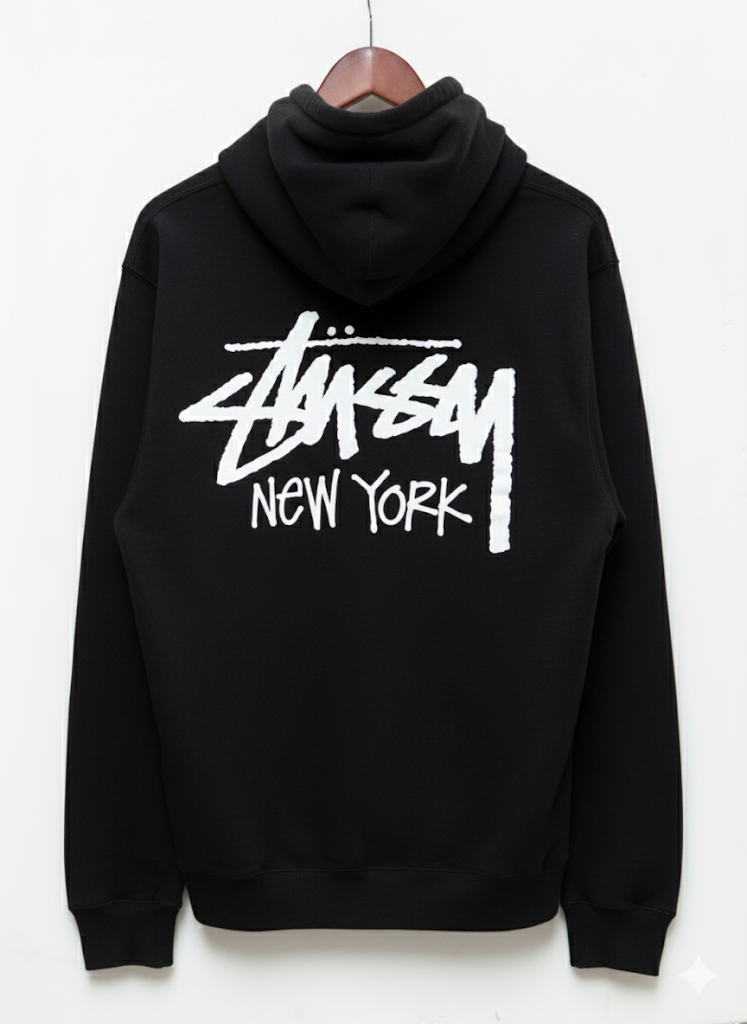 Stussy-New-York-Hoodie-Black