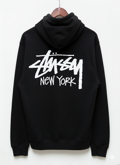 Stussy-New-York-Hoodie-Black