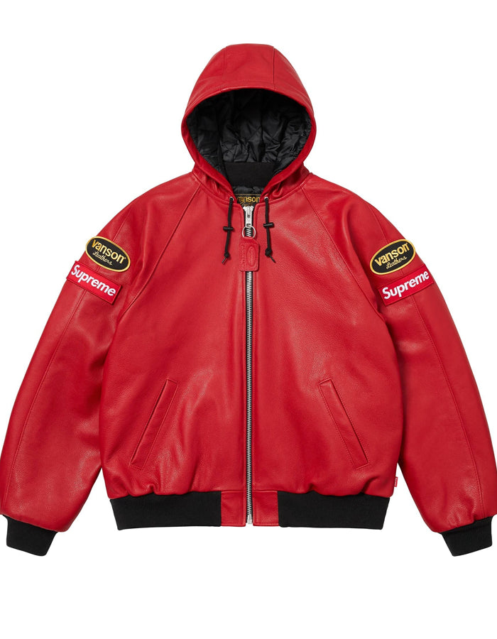 Supreme Vanson Jacket Red - Zing Apparel