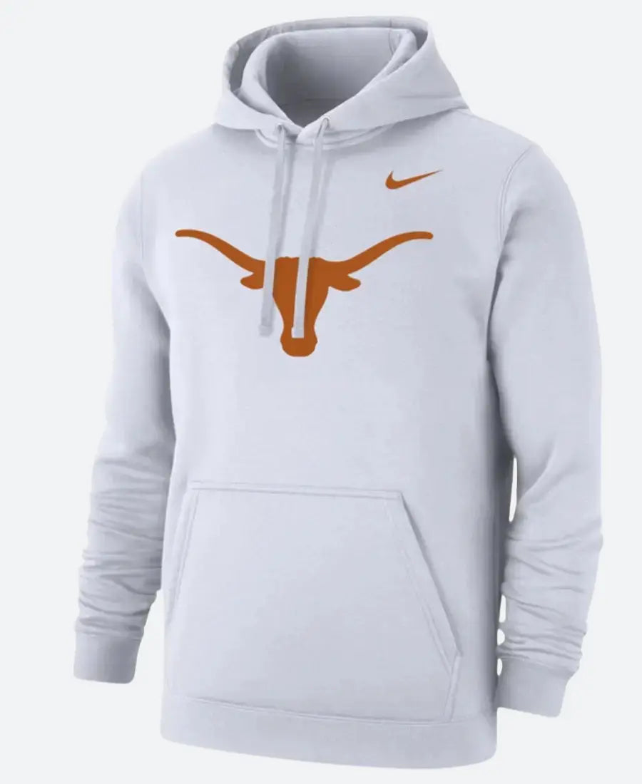 white texas longhorn hoodie