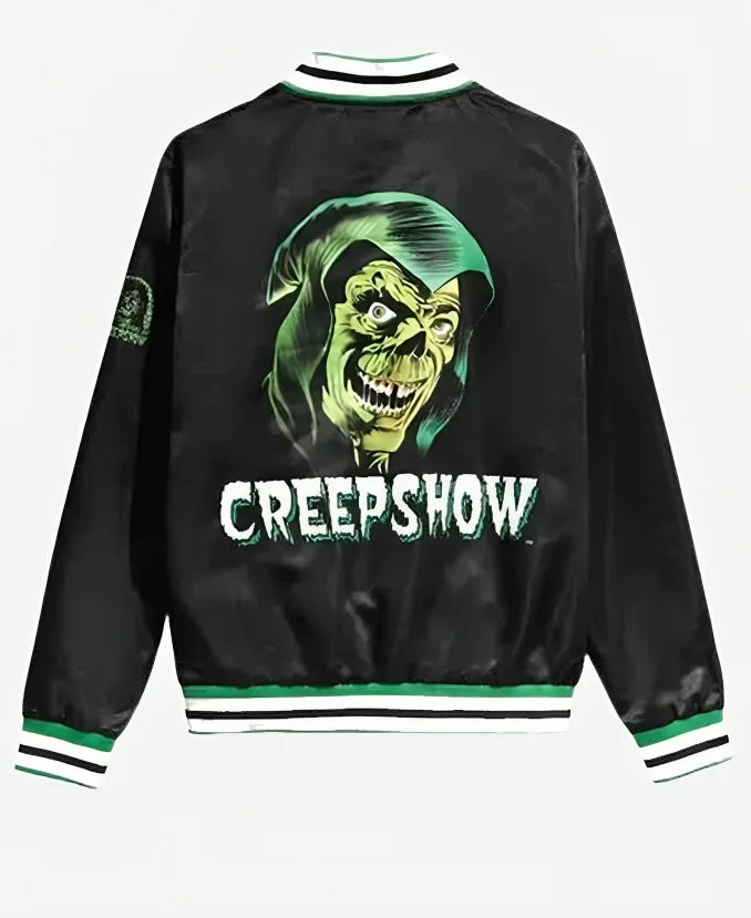 Halloween Creepshow Black Bomber Jacket