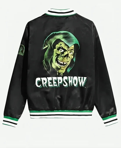 Halloween Creepshow Black Bomber Jacket