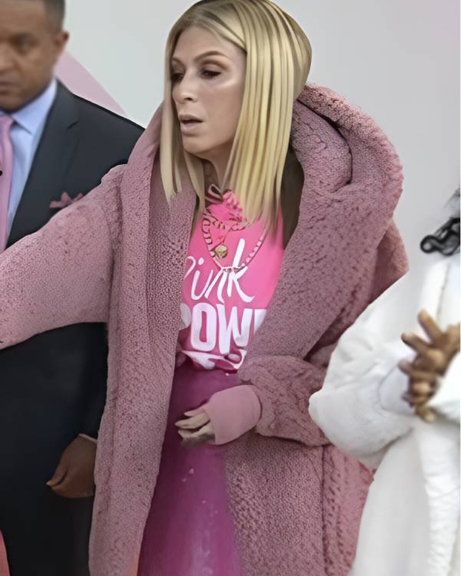 The Today Show Jill Martin Pink Warrior Sherpa Jacket