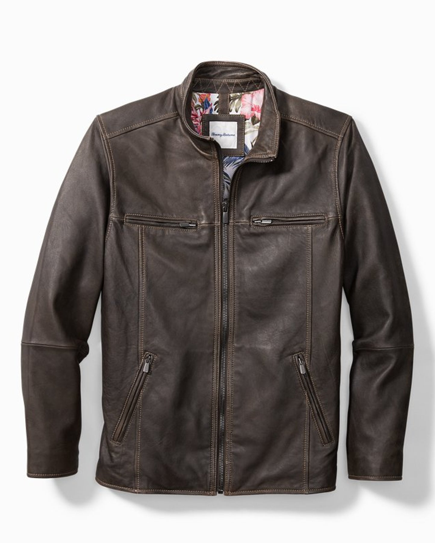 Tommy Bahama Leather Jacket For Sale