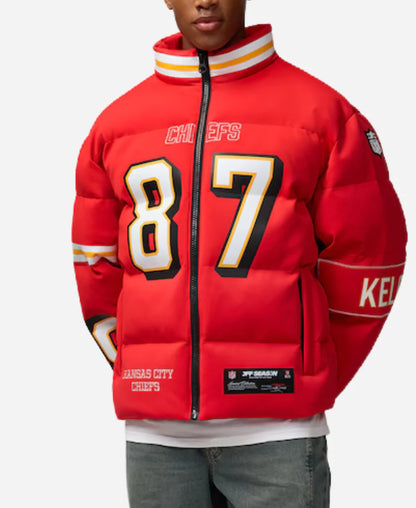 Travis Kelce Chiefs Off Season Puffer Jacket