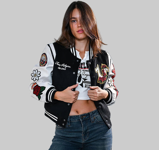 True_Religion_Varsity_Jacket_Women_Sale