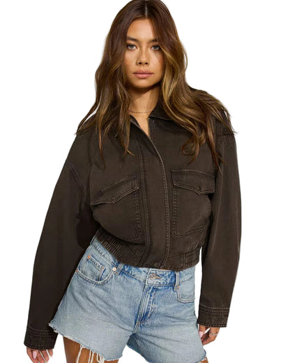 Twill Bomber Jacket Garage