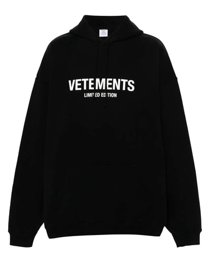 Vetements Hoodie Black