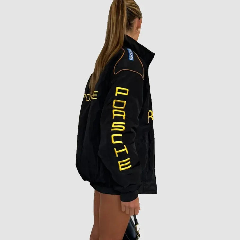 Vintage Porsche F1 Jacket Black