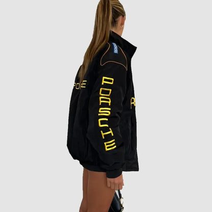 Vintage Porsche F1 Jacket Black
