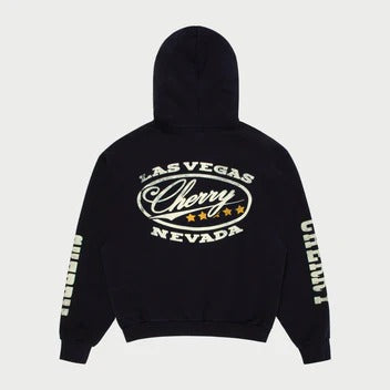 Vintage Red Bull Big Embroidered Logo Racing Hoodie Black Sale