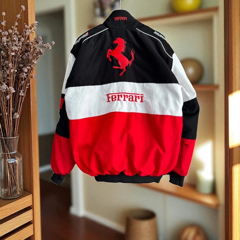 Vintage Y2K Ferrari Racing Formula One Rare Hype Jacket Buy