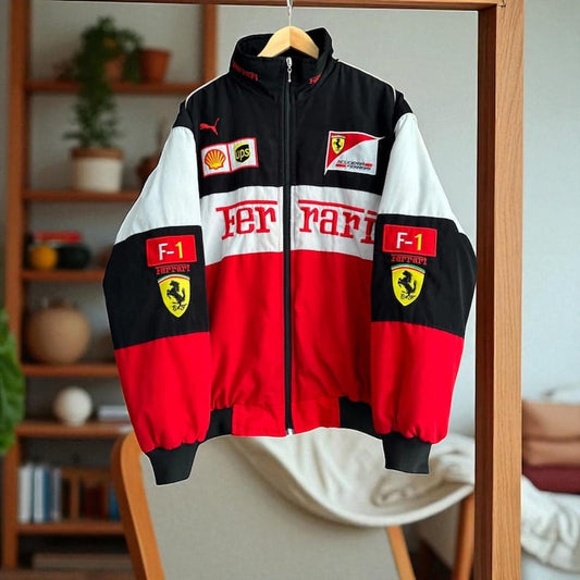 Vintage Y2K Ferrari Racing Formula One Rare Hype Jacket For Sale
