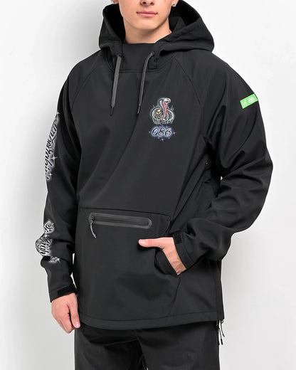Waterproof-Hoodie-Snowboarding-Black