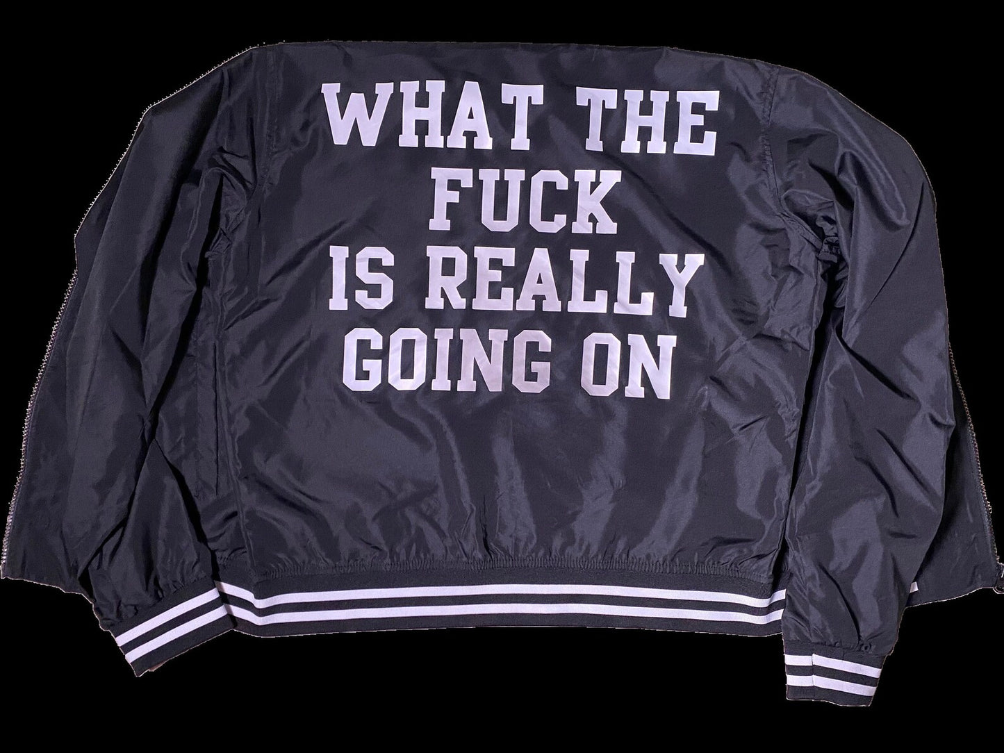 What The Fuck Is Really Going On Jacket Zip
