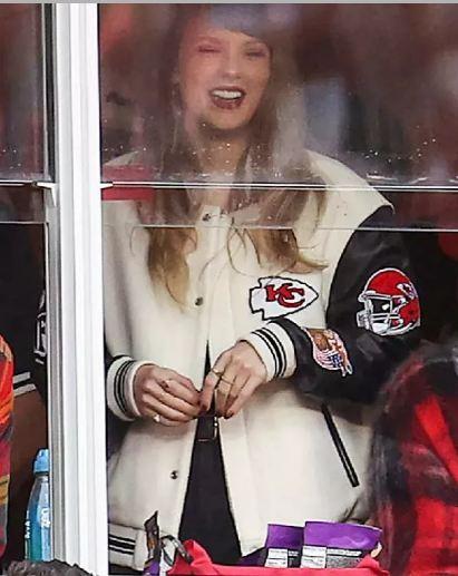 Taylor Swift Chiefs Game Letterman Jacket