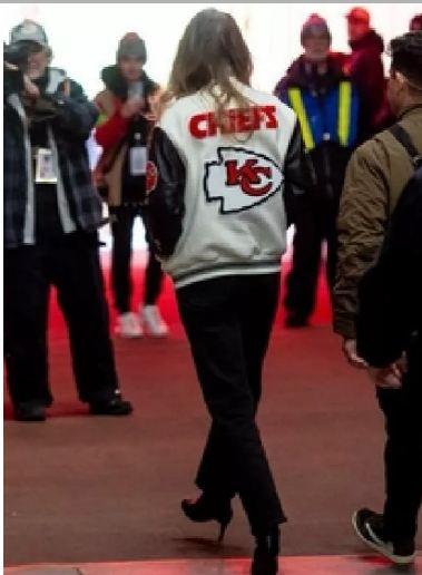 Taylor Swift Chiefs Game Letterman Jacket
